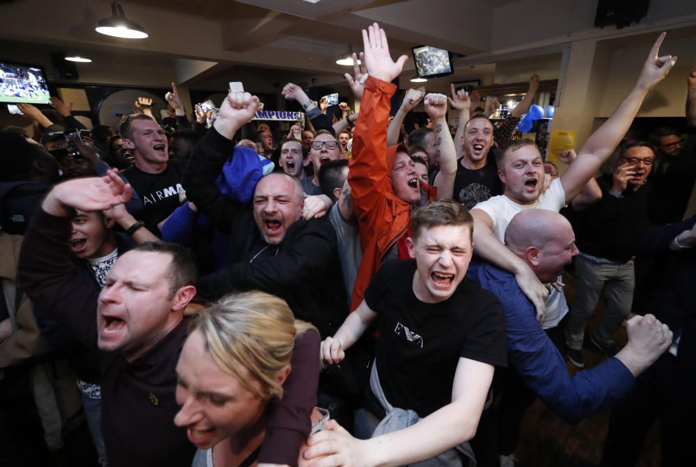 El Leicester, campeón de la Premier League