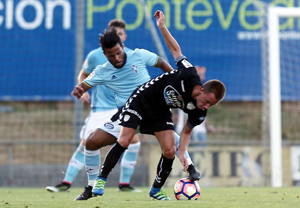 Los celestes se adelantaron mediante el juvenil Brais Méndez pero terminaron cayendo en el campo del Gran Peña por dos goles a balón parado