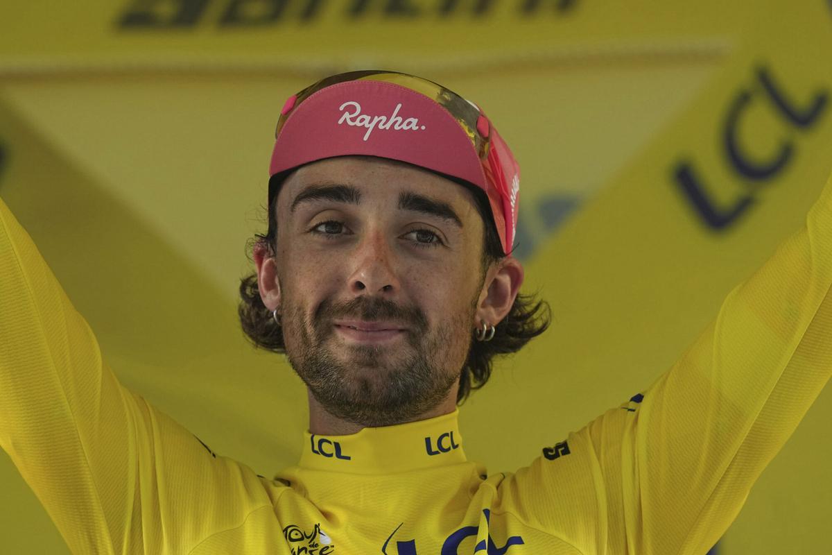 Ben Healy, líder del Tour