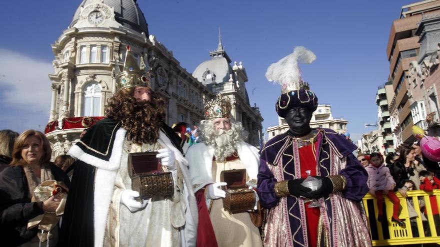 Los Reyes Magos, el año pasado en Cartagena.