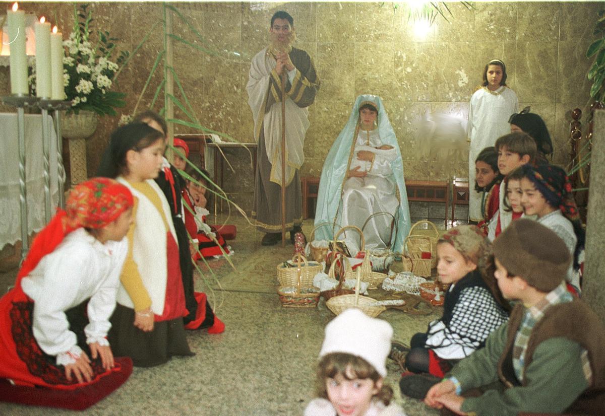 Los arriesgados belenes vivientes de las navidades pasadas