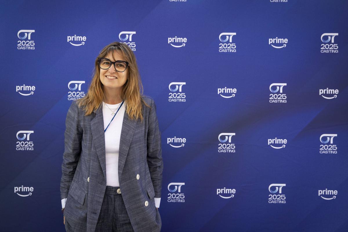 Noemí Galera, en el primer 'casting' de 'OT' 2025, celebrado en Barcelona.