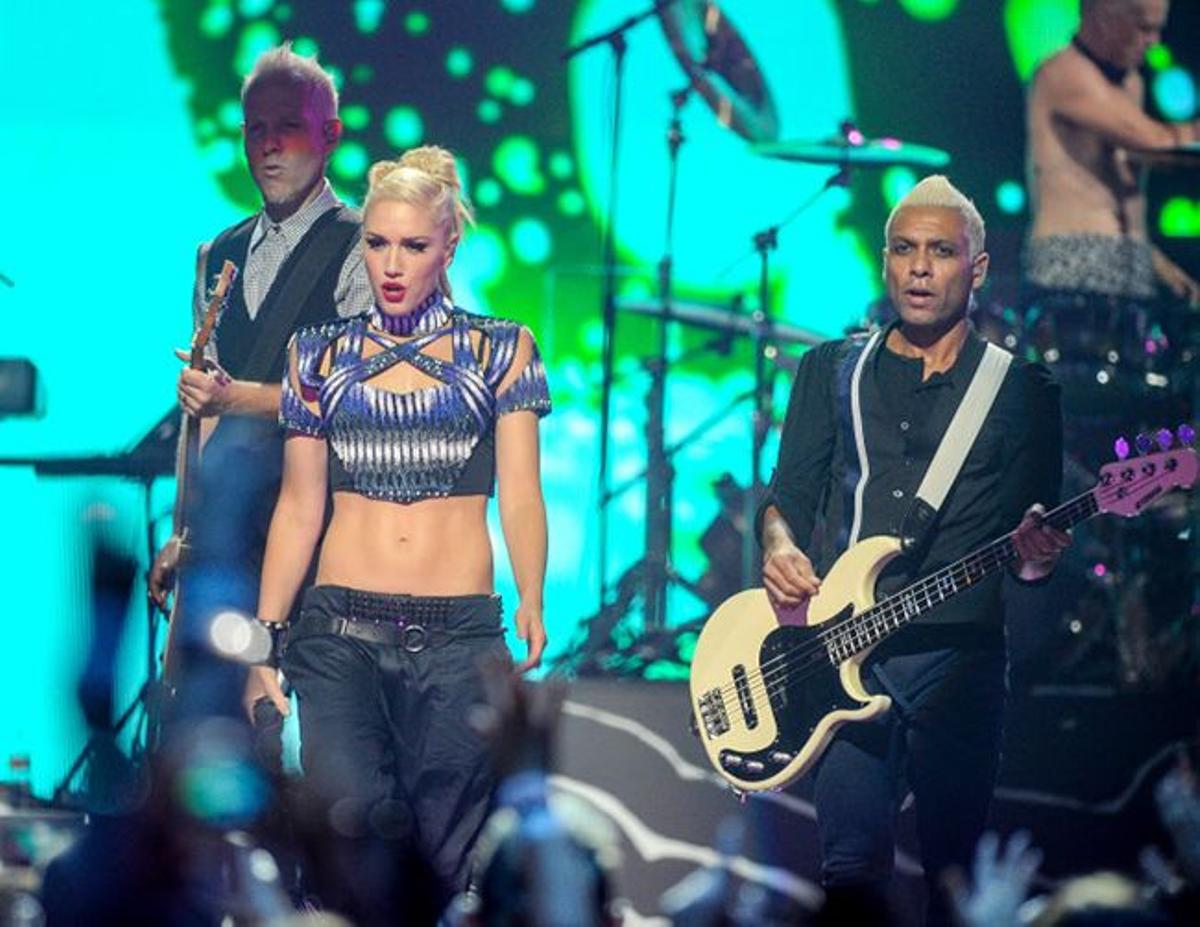 Gwen Stefani, en una actuación con No Doubt