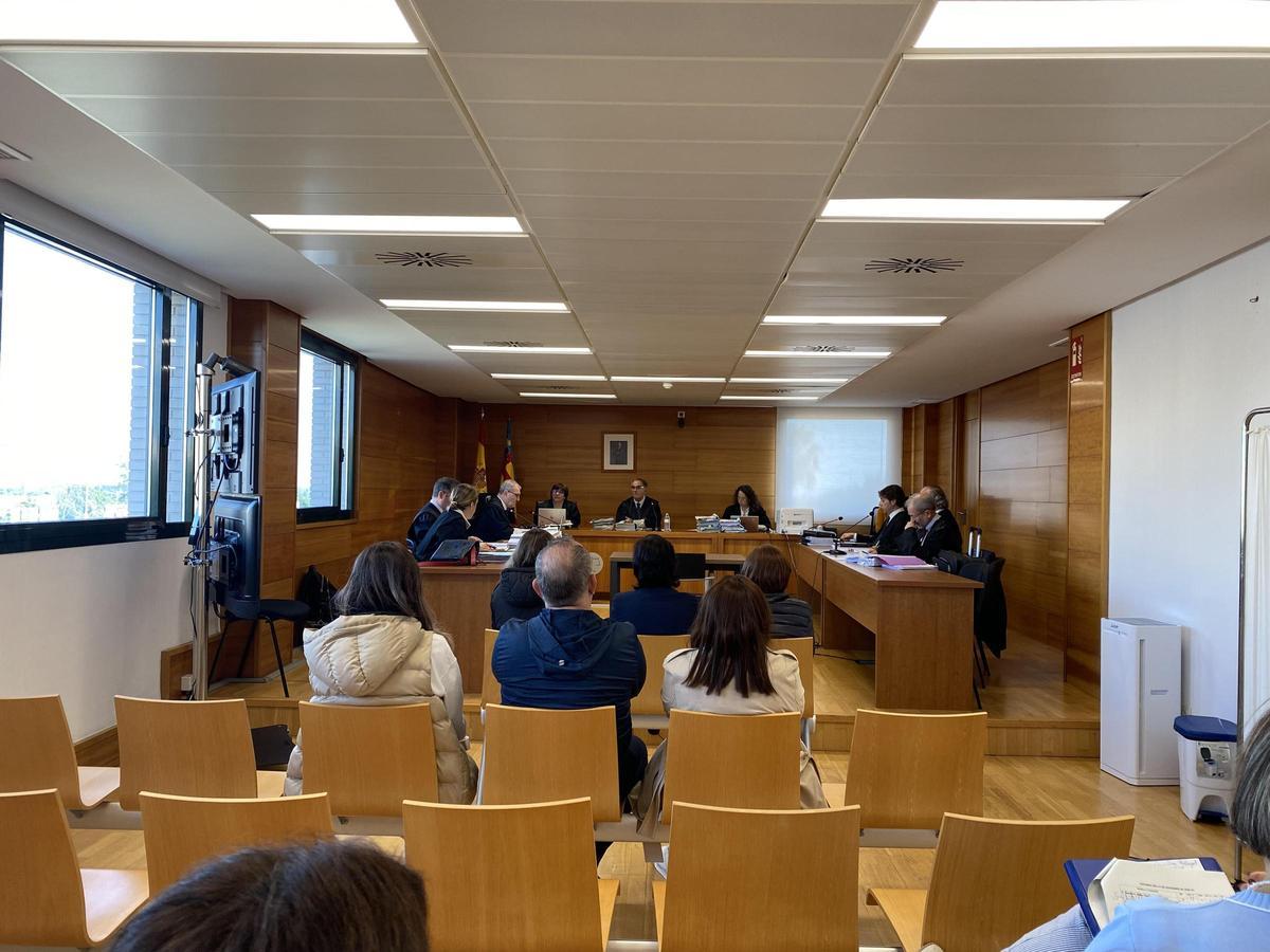 Tercera jornada del juicio, este miércoles en la Audiencia Provincial.