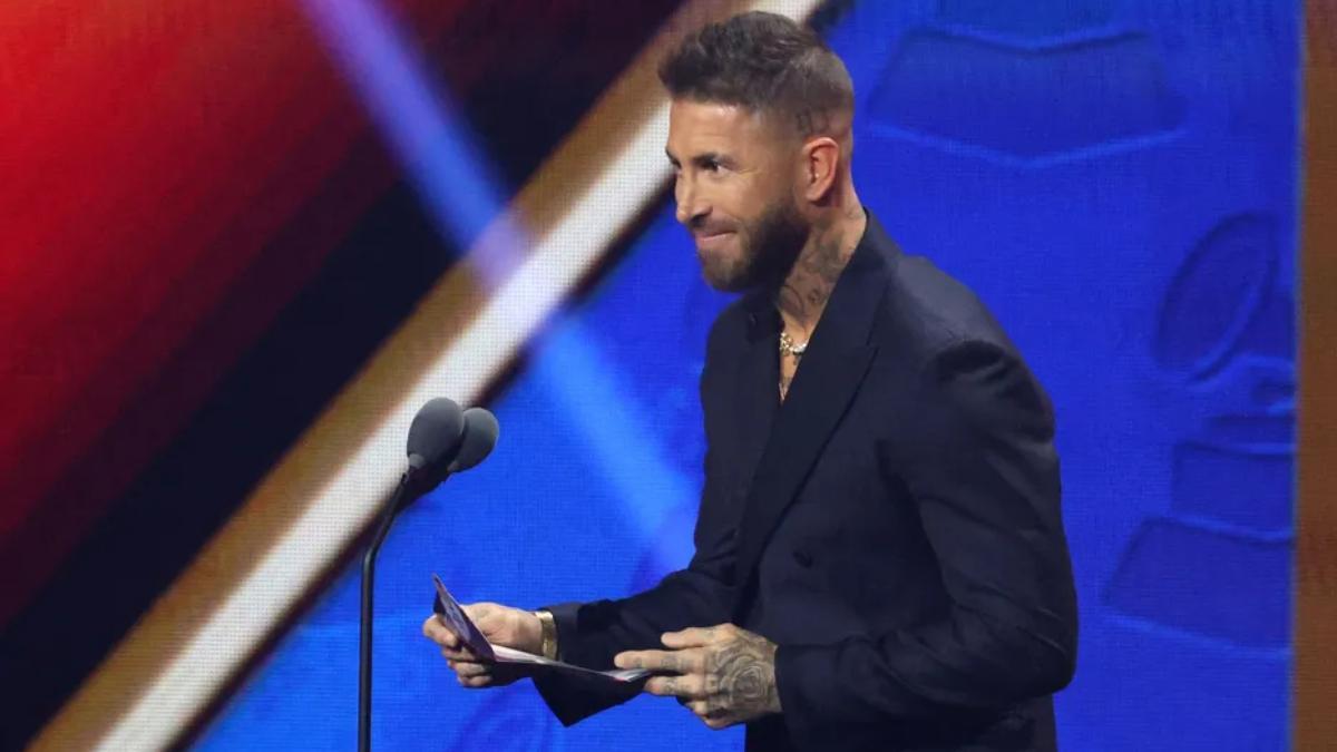 Sergio Ramos en los Latin Grammy