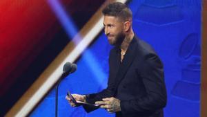 Sergio Ramos en los Latin Grammy
