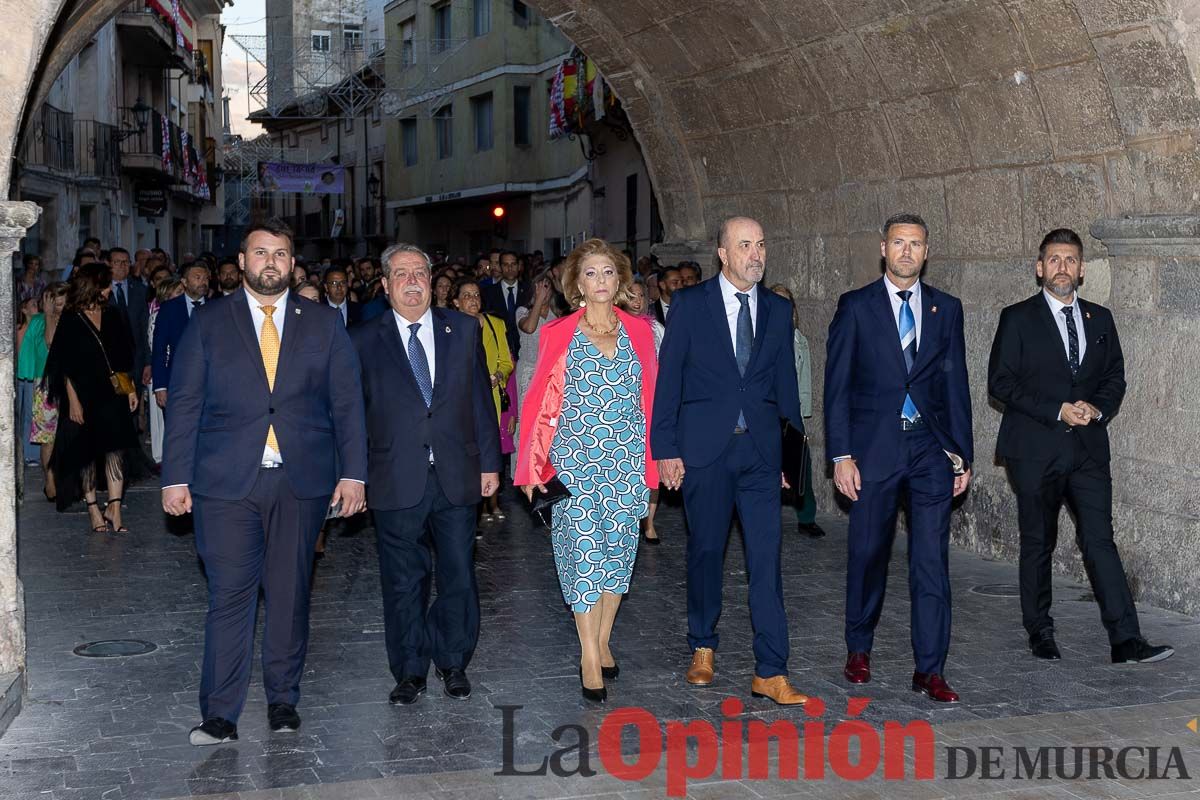 Pregón de Fiestas de Miguel Sánchez Robles en Caravaca