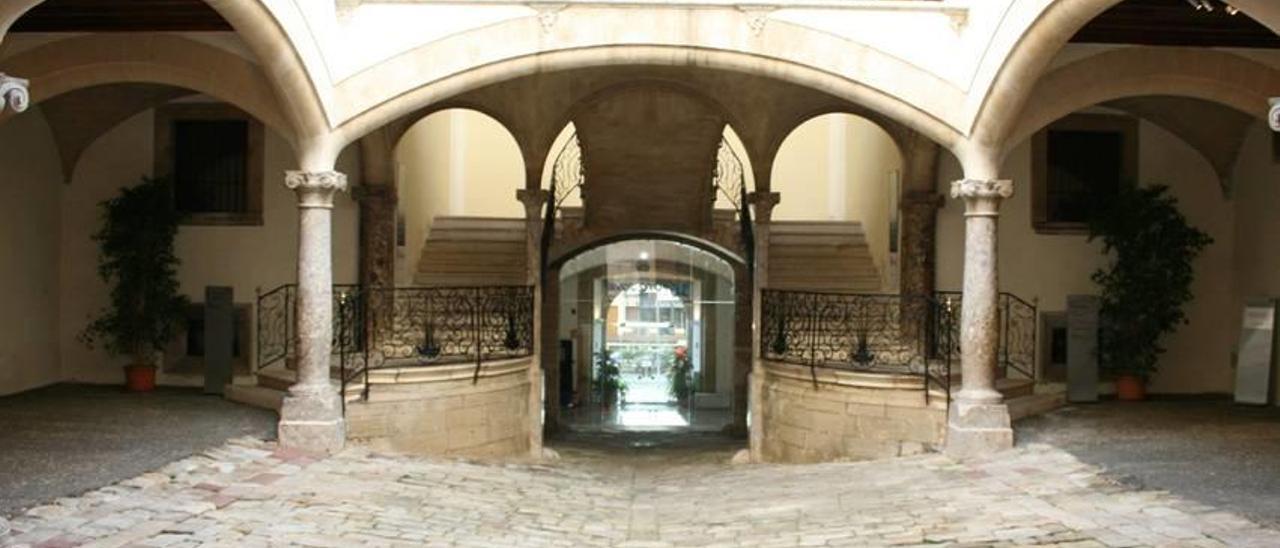 Patio interior del Casal Solleric, buque insignia de la Fundació Palma Espais d´Art.