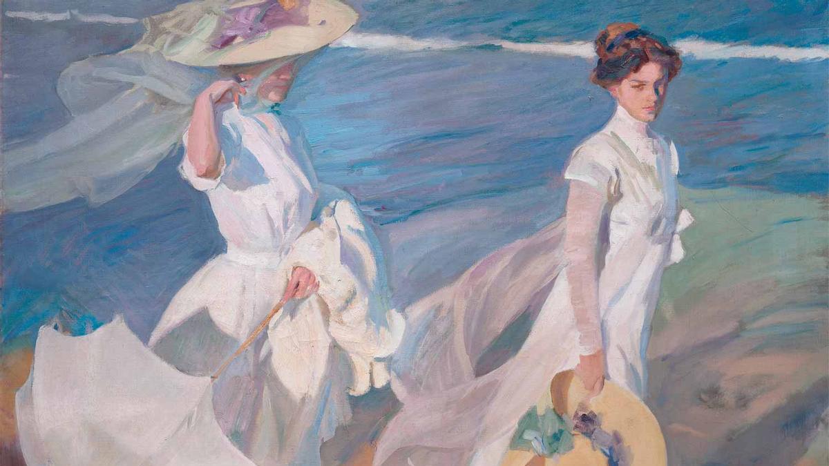 Paseo a orillas del mar, Joaquín Sorolla y Bastida