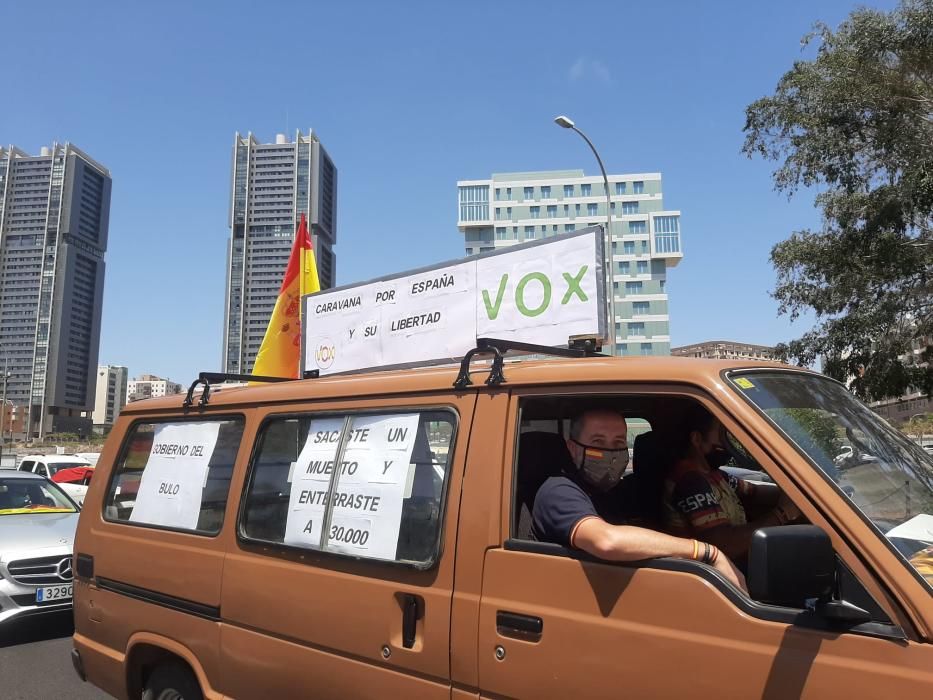 Caravana de Vox en Santa Cruz de Tenerife