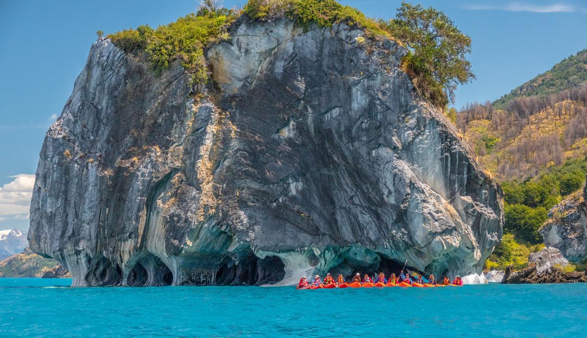 Kayak en Capillas de Marmol