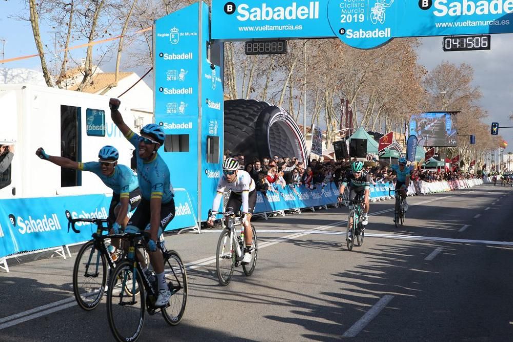 Llegada de la Vuelta a Murcia-Gran Premio Sabadell en San Javier