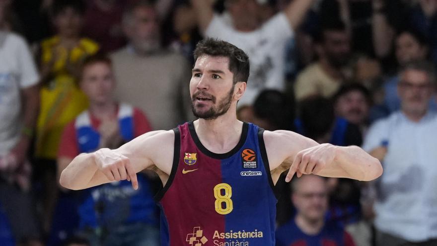 Darío Brizuela, durante el cuarto partido del playoff.