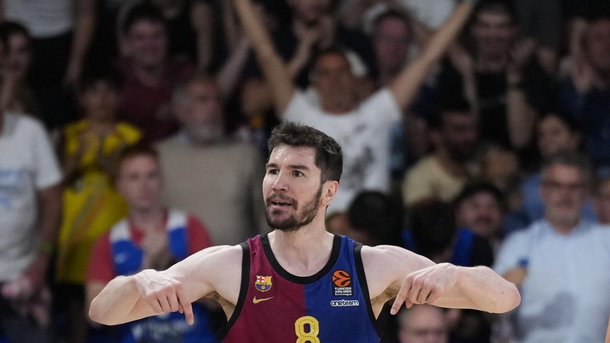 Darío Brizuela, durante el cuarto partido del playoff.