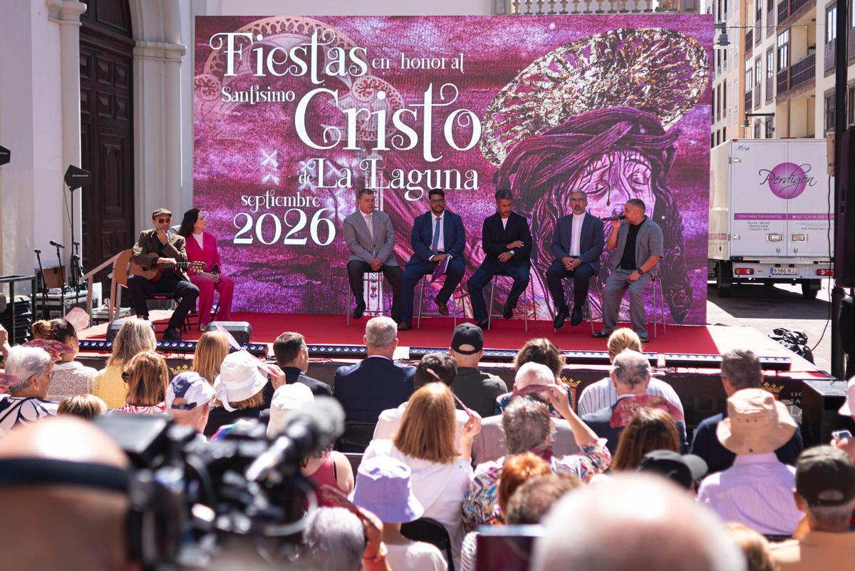 Presentación de las Fiestas del Cristo de La Laguna