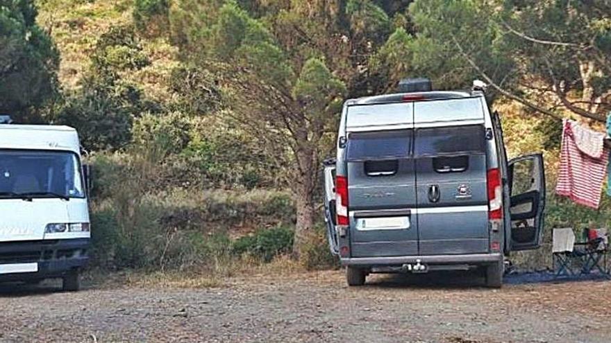 Autocaravanes al Parc Natural de Cap de Creus