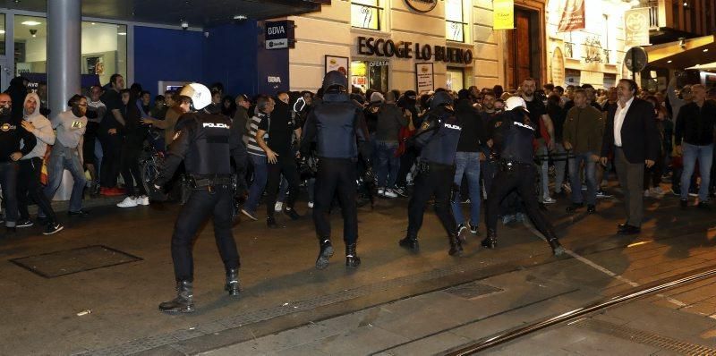 Manifestaciones en Plaza España por el 'procés'