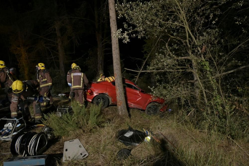 Accident de trànsit a la B-431, a Artés