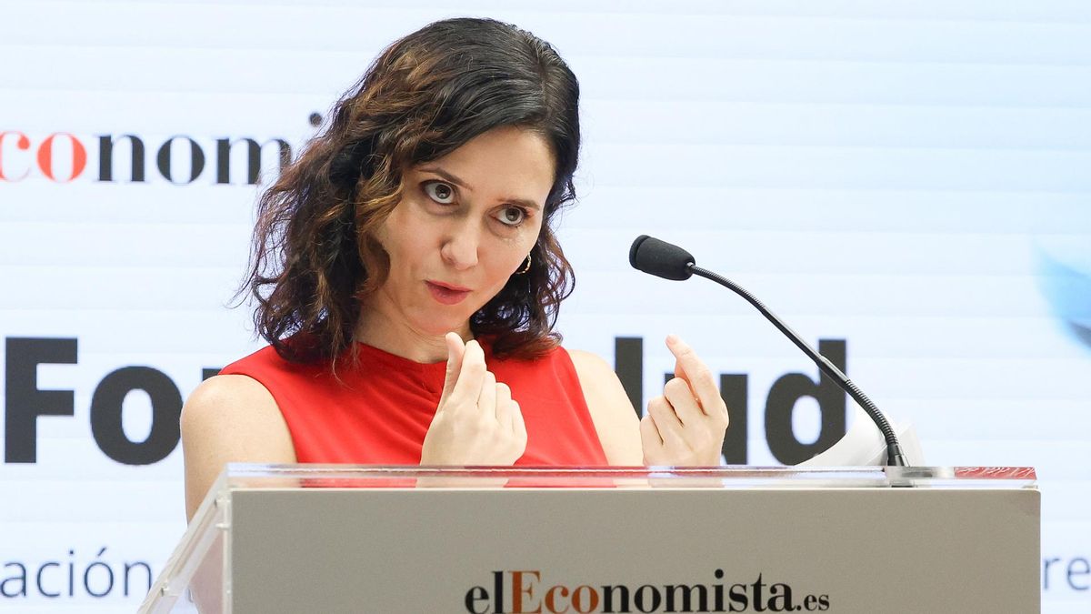 Isabel Díaz Ayuso, durante el II Gran Foro de Salud de elEconomista