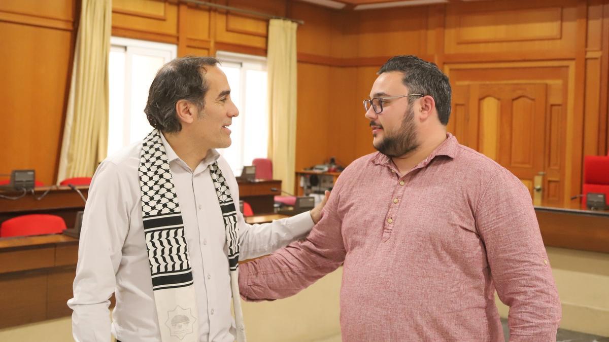 Los concejales de Hacemos Córdoba Juan Hidalgo e Iván Fernández.