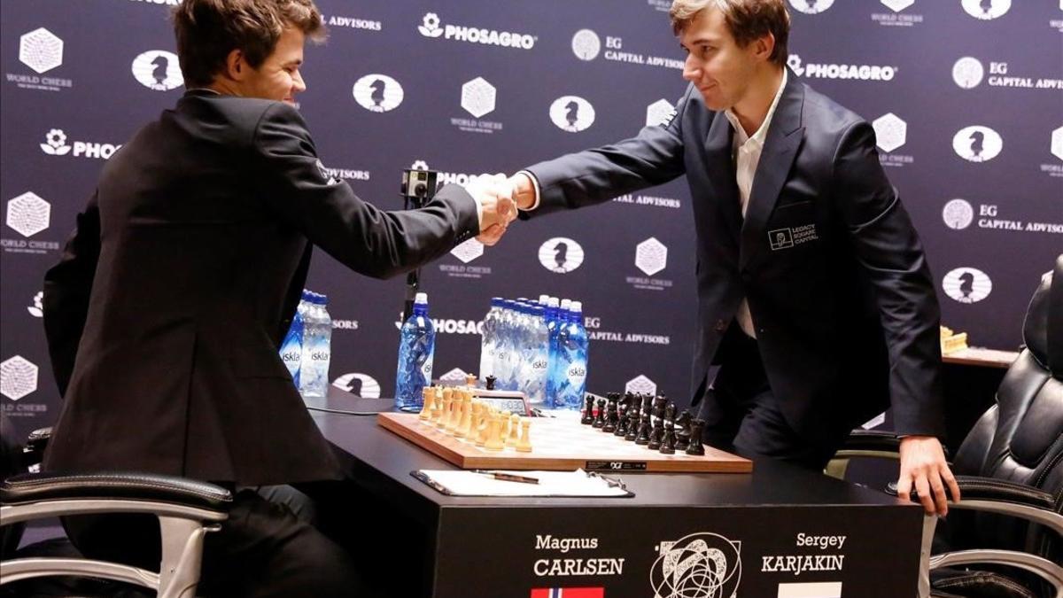 Carlsen y Karjekin firman las tablas en Nueva York