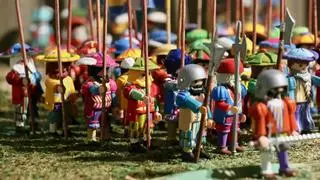 Guerra de 'playmobils' en el Museo Histórico Militar de Valencia