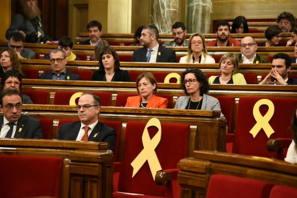 Constitució del nou Parlament de Catalunya