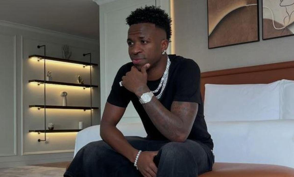 Vinicius Júnior, polémico joven ídolo del Real Madrid.