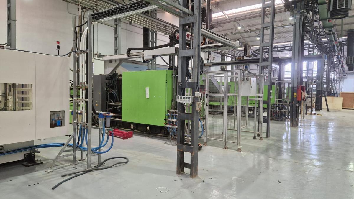 La evolución en este mes de febrero de las instalaciones de Industrias Alegre en Albal.