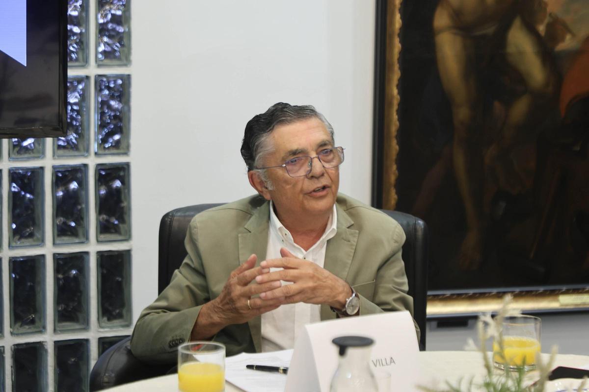 Pedro Villa, vicepresidente de Aprova y consejero delegado de Urvitra, durante el Foro Valencia Real Estate de Levante-EMV.