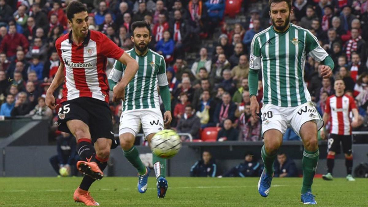 Sabin Merino anotó un doblete contra el Betis