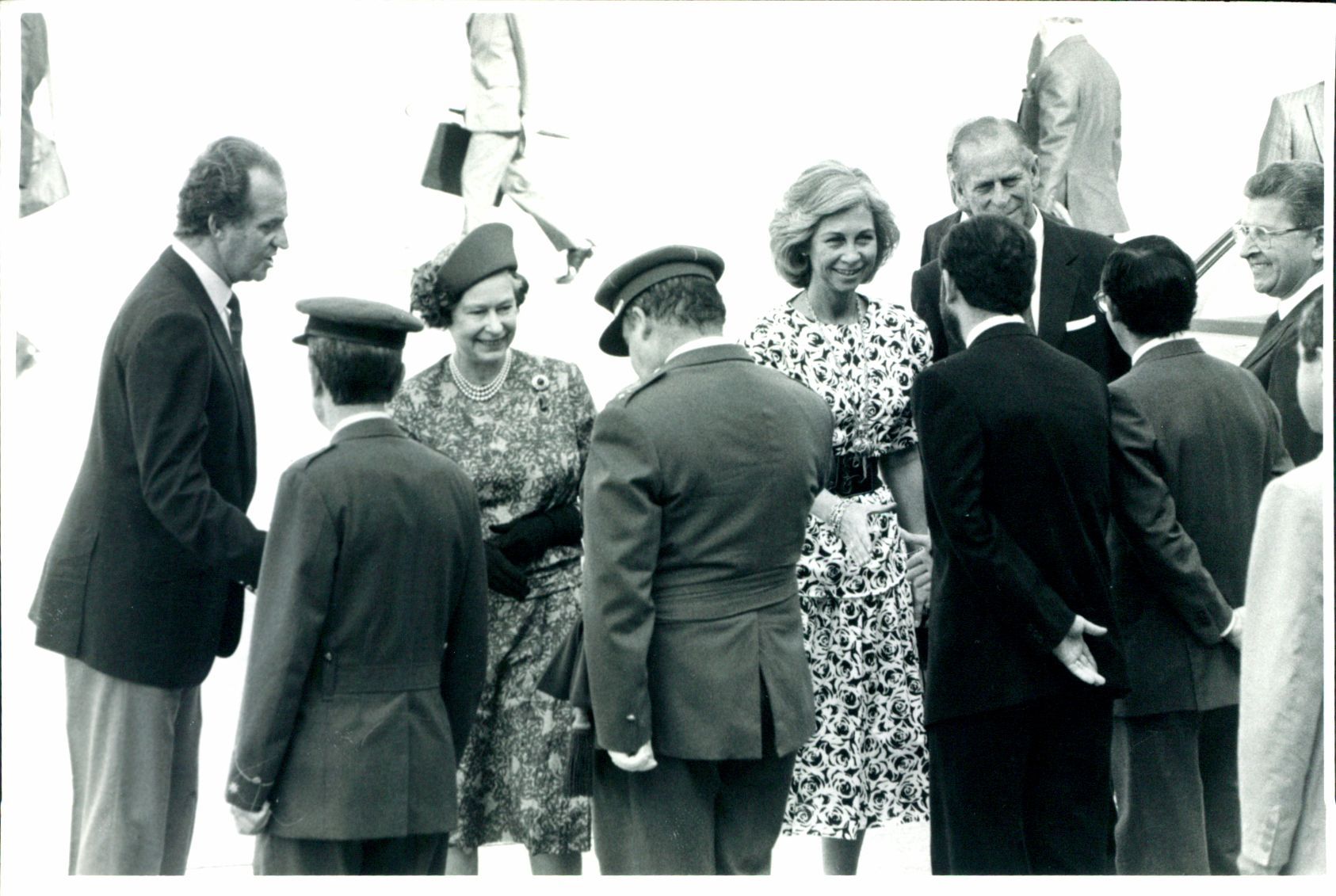 Als Queen Elisabeth zu Besuch auf Mallorca war