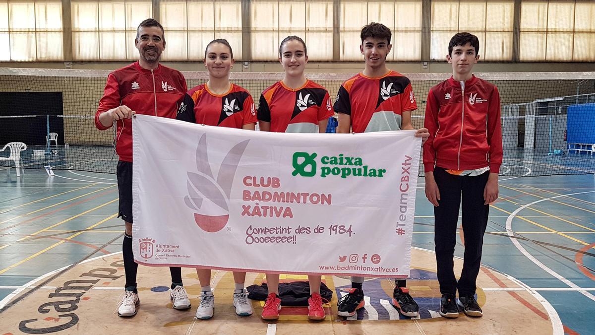 Equipo del Bádminton Xàtiva de la Liga Nacional de Clubes.