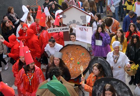 Rua del Carnestoltes de Sant Fruitós de Bages