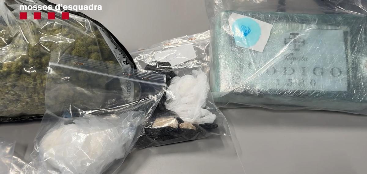Droga intervinguda durant l'operació policial vinculada a la trama vinculada a la Camorra.