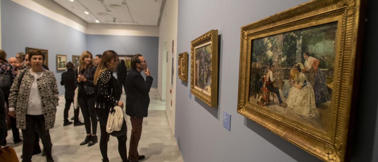 Inauguración de la exposición «Sorolla. Un jardín para pintar», en la Fundación Bancaja.