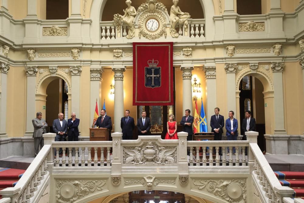 Toma de posesión de Adrián Barbón como presidente del Principado