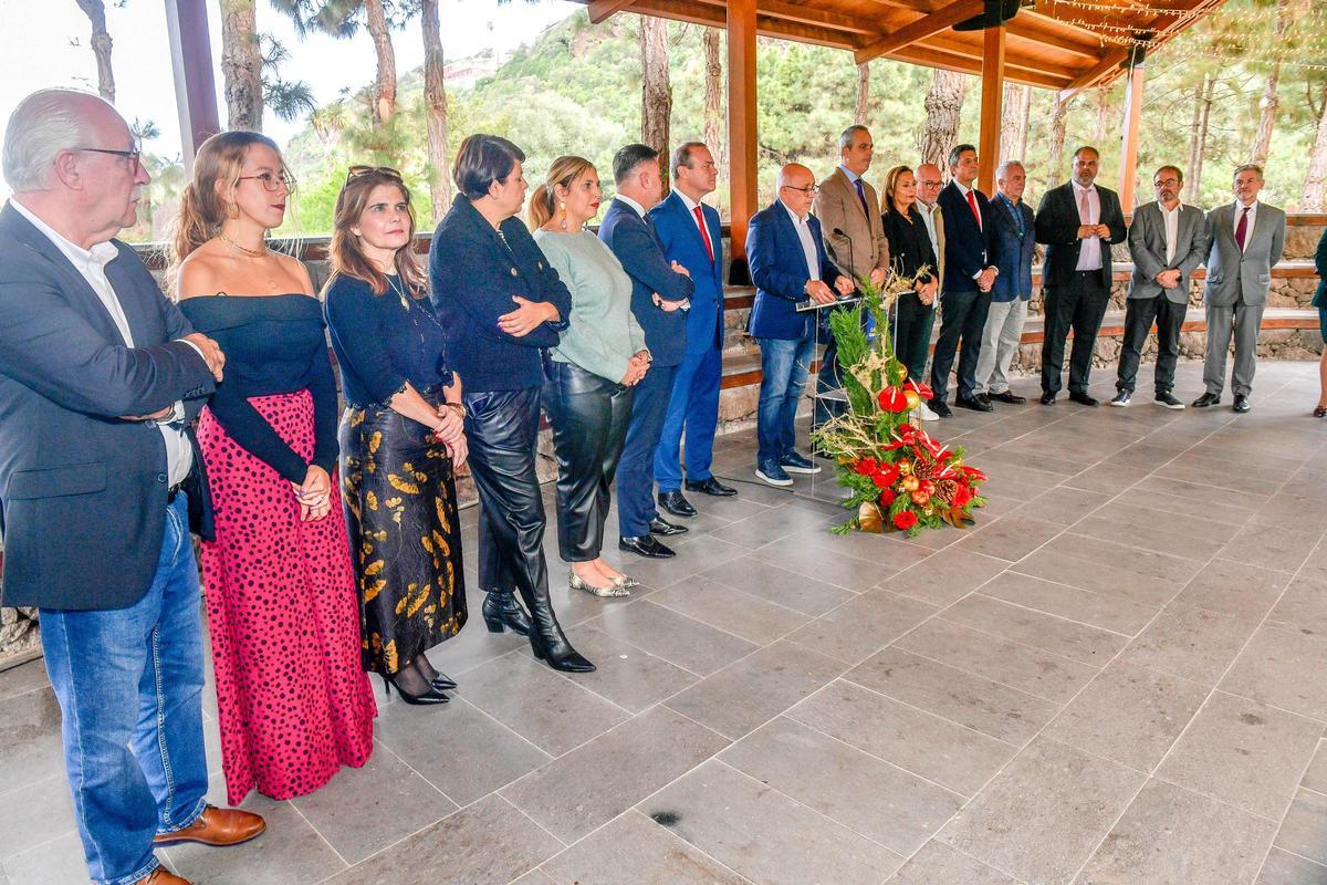 Brindis del presidente del Cabildo en el Jardín Canario