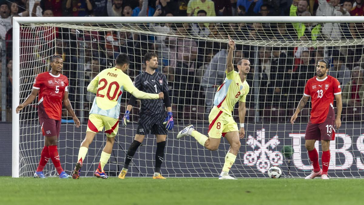 Nations League | Suiza - España, en imágenes