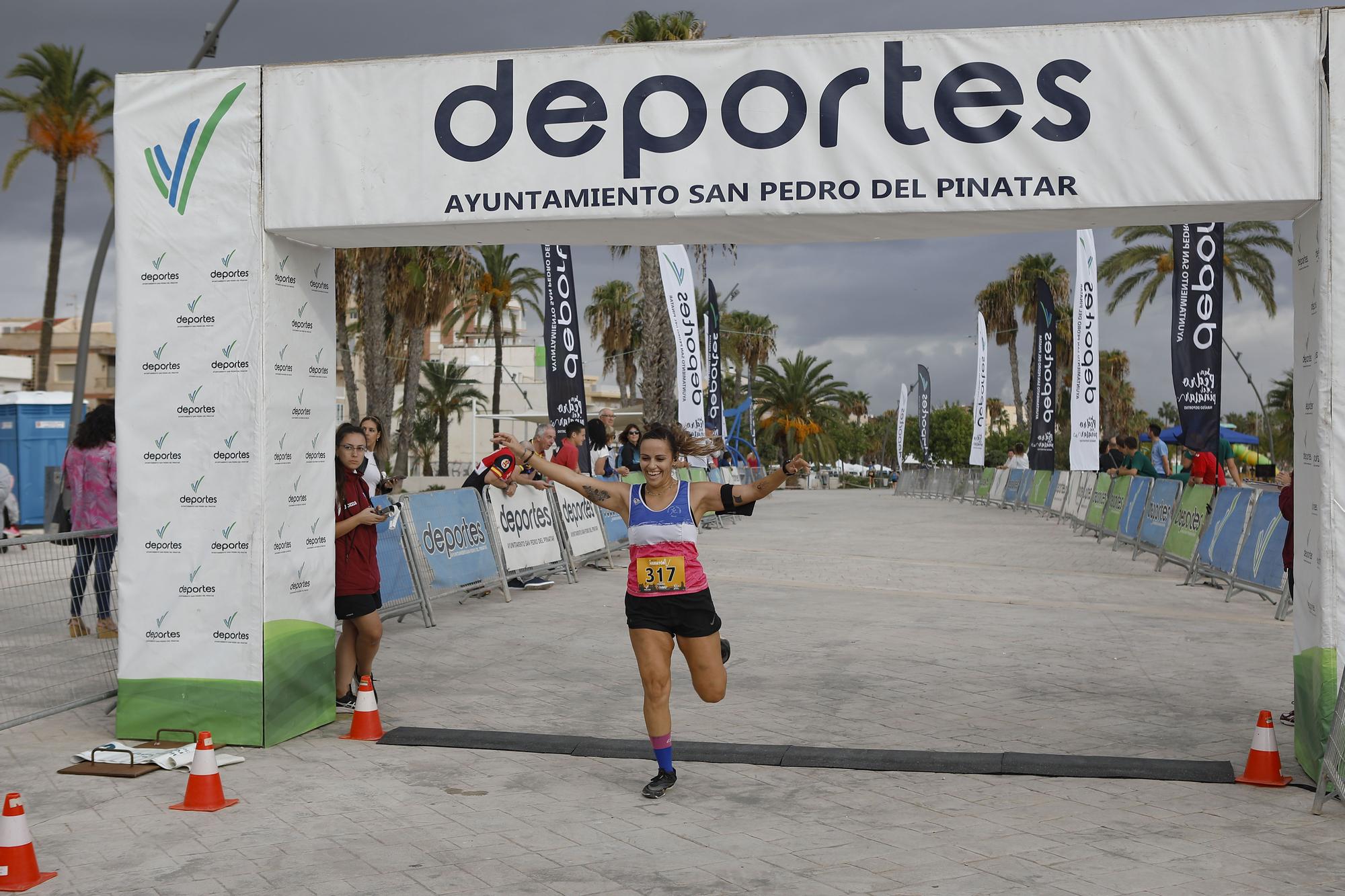 La media maratón Paraíso Salado de San Pedro del Pinatar, en imágenes