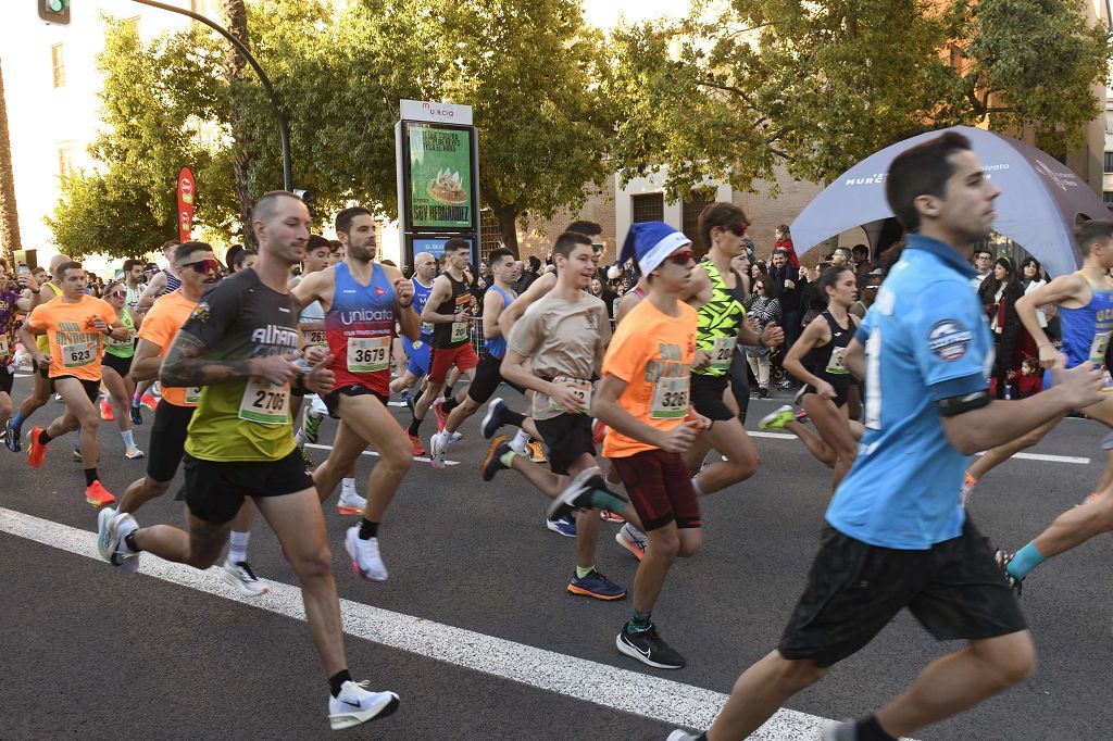 La San Silvestre 2025 en Murcia, en fotografías