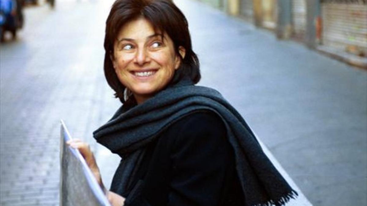 Chantal Akerman, en Barcelona, en el 2001.