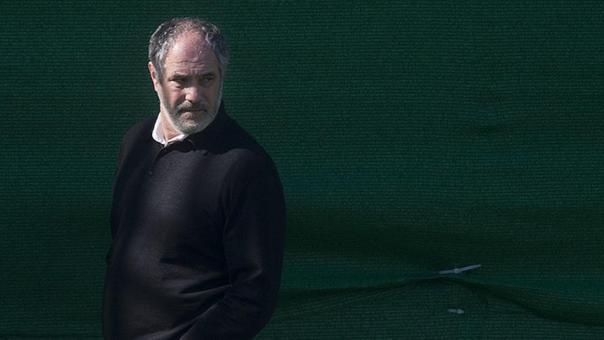 El director deportivo del Barça, Andoni Zubizarreta, en la ciudad deportiva de Sant Joan Despí