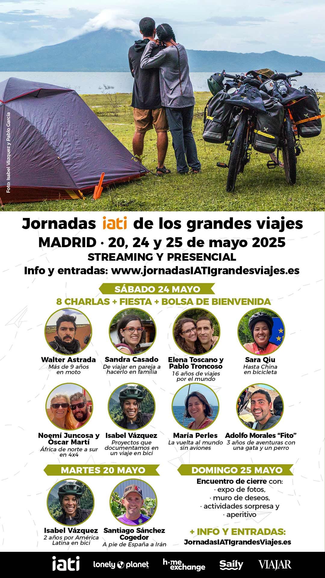 Cartel Jornadas IATI de los Grandes Viajes 2025.