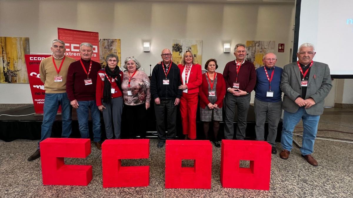 Comisión Ejecutiva de la Federación de Pensionistas y Jubilados de CCOO de Extremadura