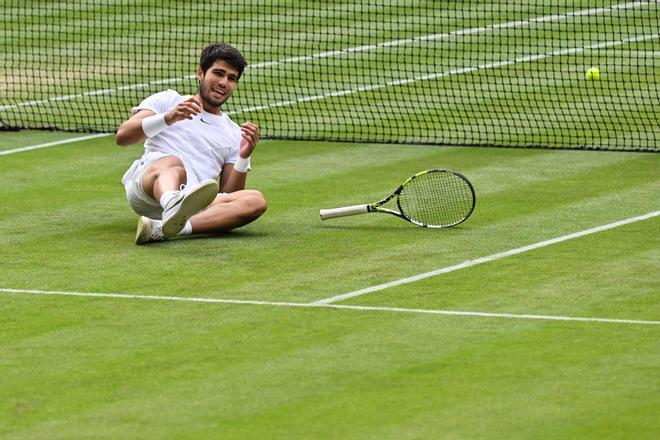 Las mejores fotos del Djokovic - Alcaraz en Wimbledon