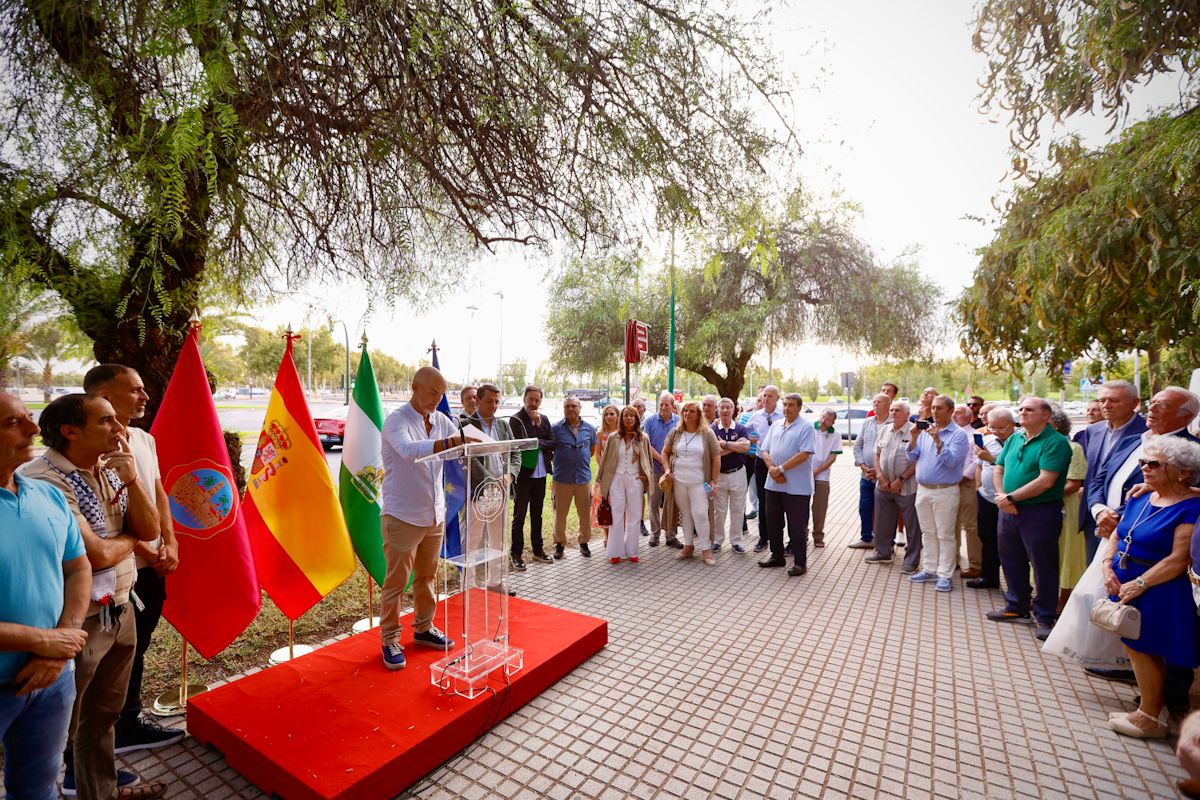 Inauguración de la Glorieta Juan García Díaz 'Juanín'