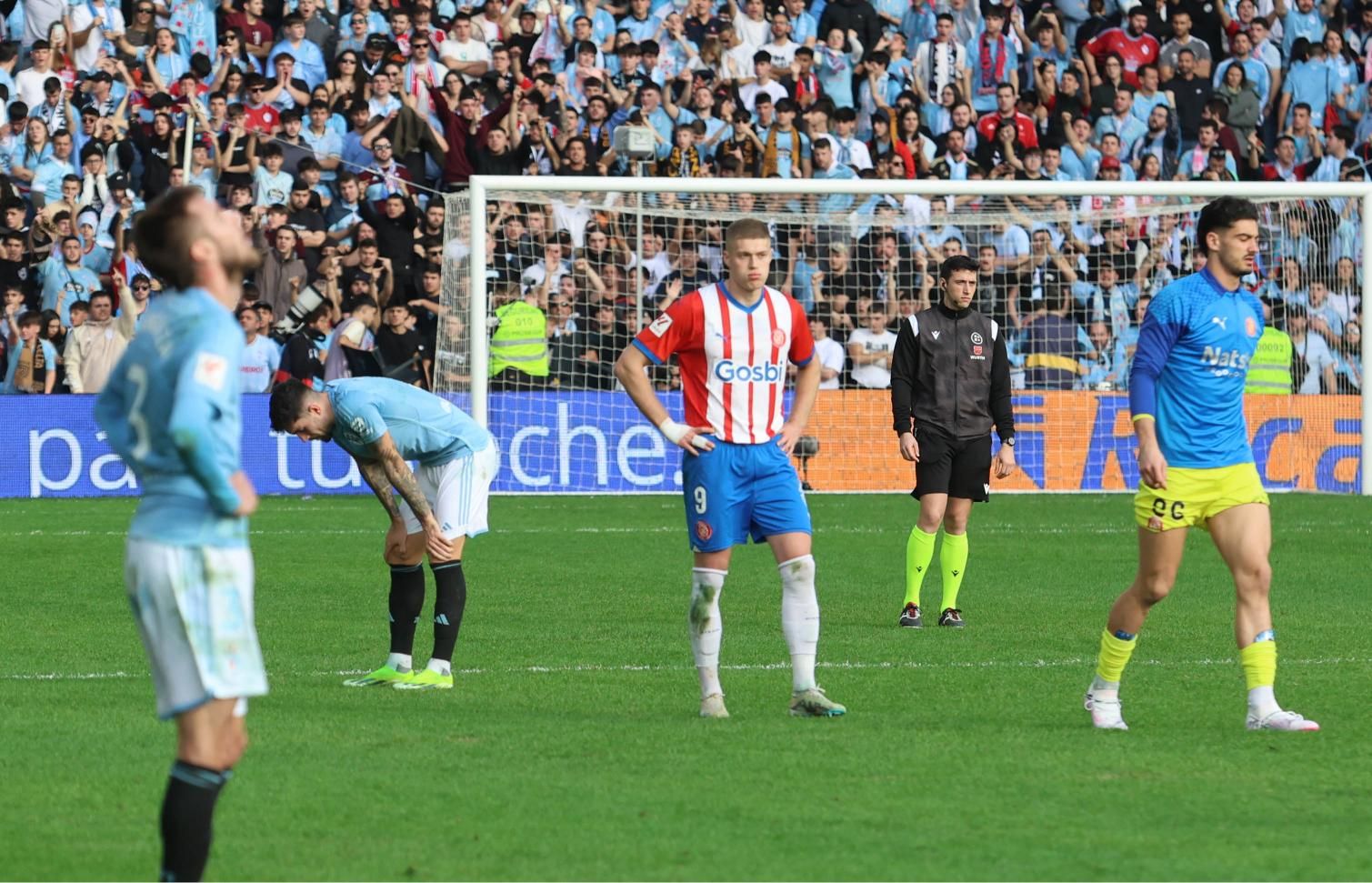 De la fiesta inicial a la decepción: las mejores imágenes del Celta-Girona