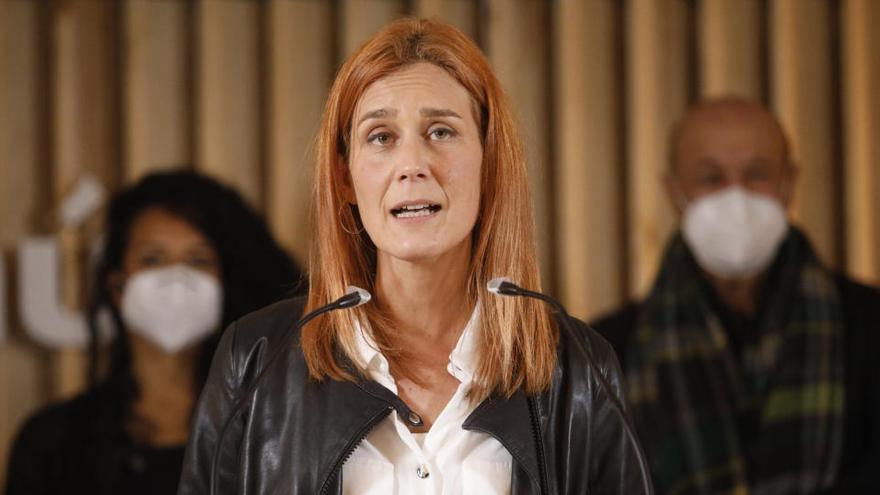 Jéssica Albiach, la candidata de los Comuns a la presidencia de la Generalitat.