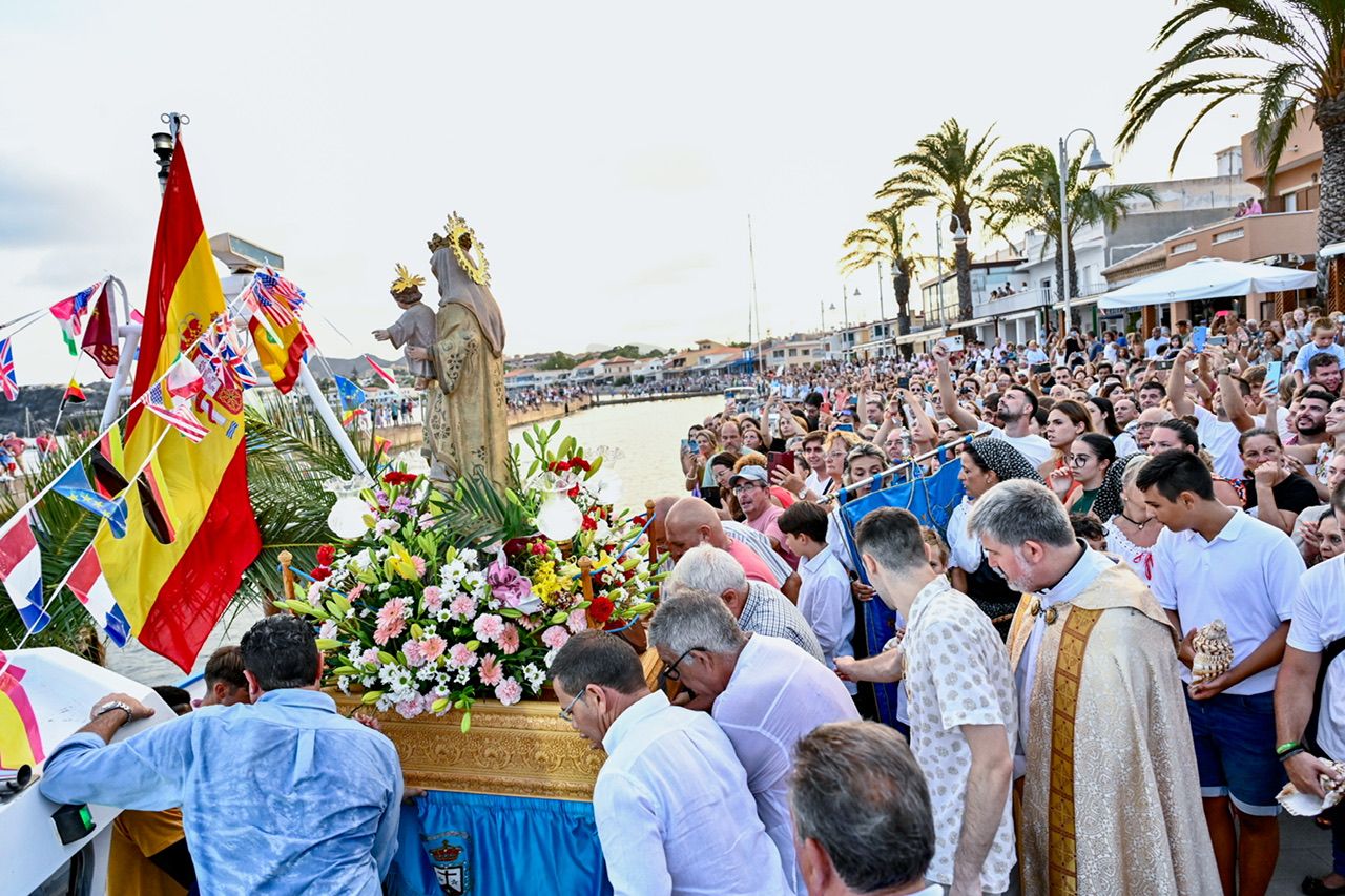 Todas las imágenes de la Virgen del Mar en sus homenajes en la Región